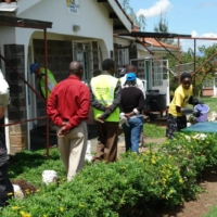 Besichtigung des Camps