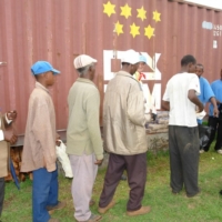 Besichtigung des Camps