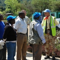 Besichtigung des Camps