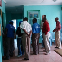 Besichtigung des Camps