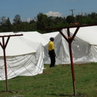 Besichtigung des Camps