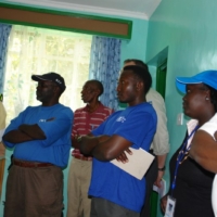 Besichtigung des Camps