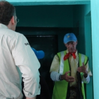 Besichtigung des Camps