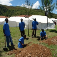 Das Camp wird ausgebaut
