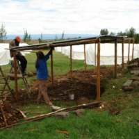 Das Camp wird ausgebaut