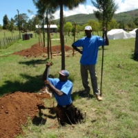 Das Camp wird ausgebaut