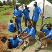Das Camp wird ausgebaut