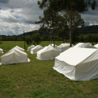 Das Camp wird ausgebaut