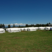 Das Camp wird ausgebaut