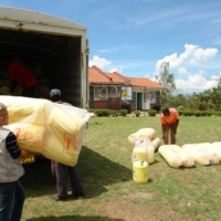Das Flüchtlingslager entsteht