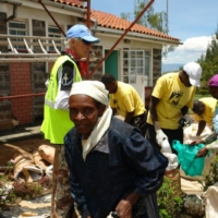 Das Flüchtlingslager entsteht