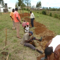 Das Flüchtlingslager entsteht