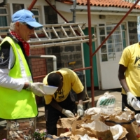 Das Flüchtlingslager entsteht