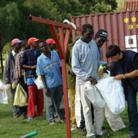 Das Flüchtlingslager entsteht
