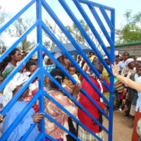 Das Flüchtlingslager entsteht