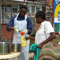 Das Flüchtlingslager entsteht