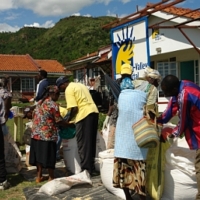 Das Flüchtlingslager entsteht