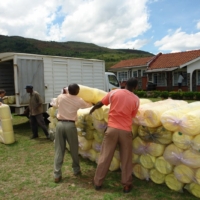 Das Flüchtlingslager entsteht