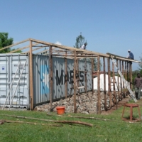 Das Lagerhaus wird eingerichtet