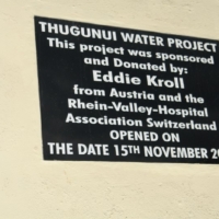 Die Einweihung des Brunnen