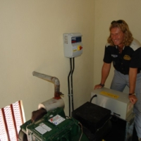 Die Einweihung des Brunnen