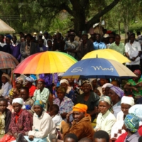 Die Einweihung des Brunnen