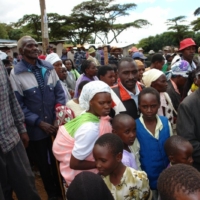 Die Einweihung des Brunnen