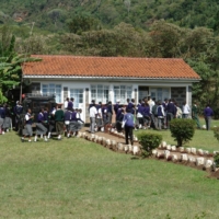 Die Einweihung des Brunnen