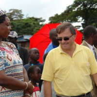 Die Einweihung des Brunnen