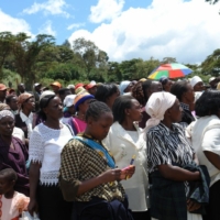 Die Einweihung des Brunnen