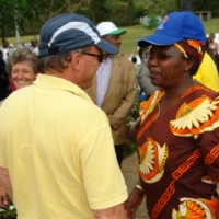 Die Einweihung des Brunnen