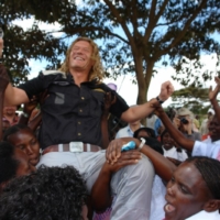 Die Einweihung des Brunnen