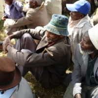Die Einweihung des Brunnen