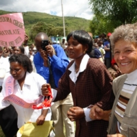 Die Einweihung des Brunnen