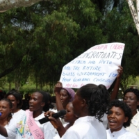 Die Einweihung des Brunnen