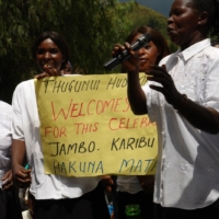 Die Einweihung des Brunnen