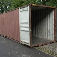 Verladen des Containers