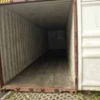 Verladen des Containers