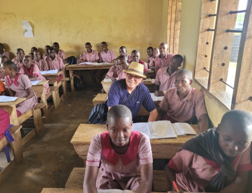 Two presidents in the classroom – a visit to Shimba Hills